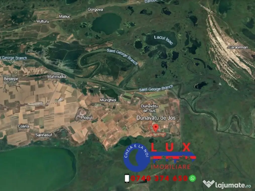 ID 7896 Teren intravilan - Dunăvățu de Jos - DRUMUL JUDEȚEAN