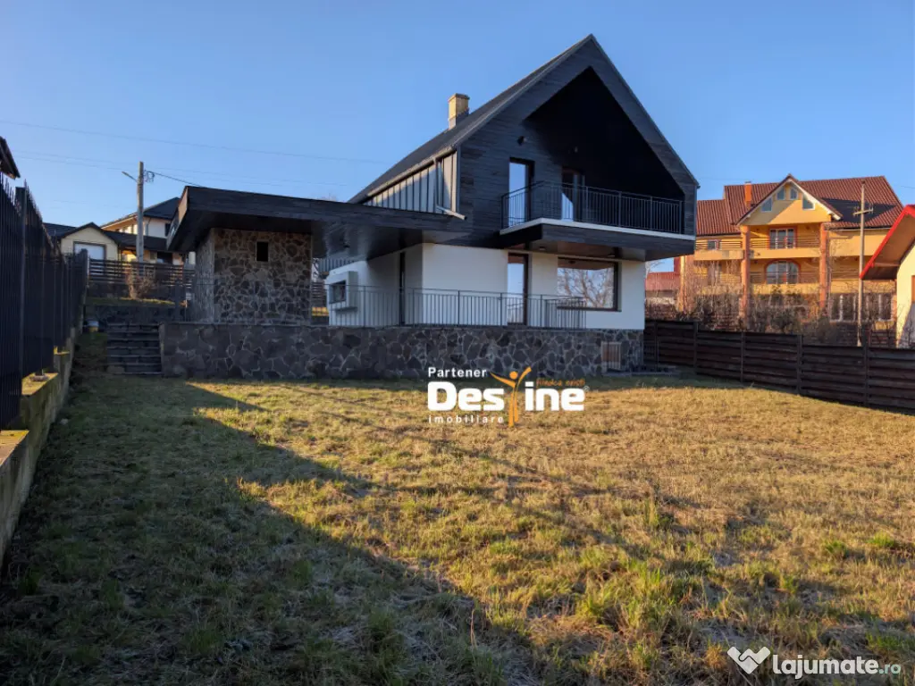 Casă design Nordic D+P+1+POD stil Scandinav 160 mpU și 800 