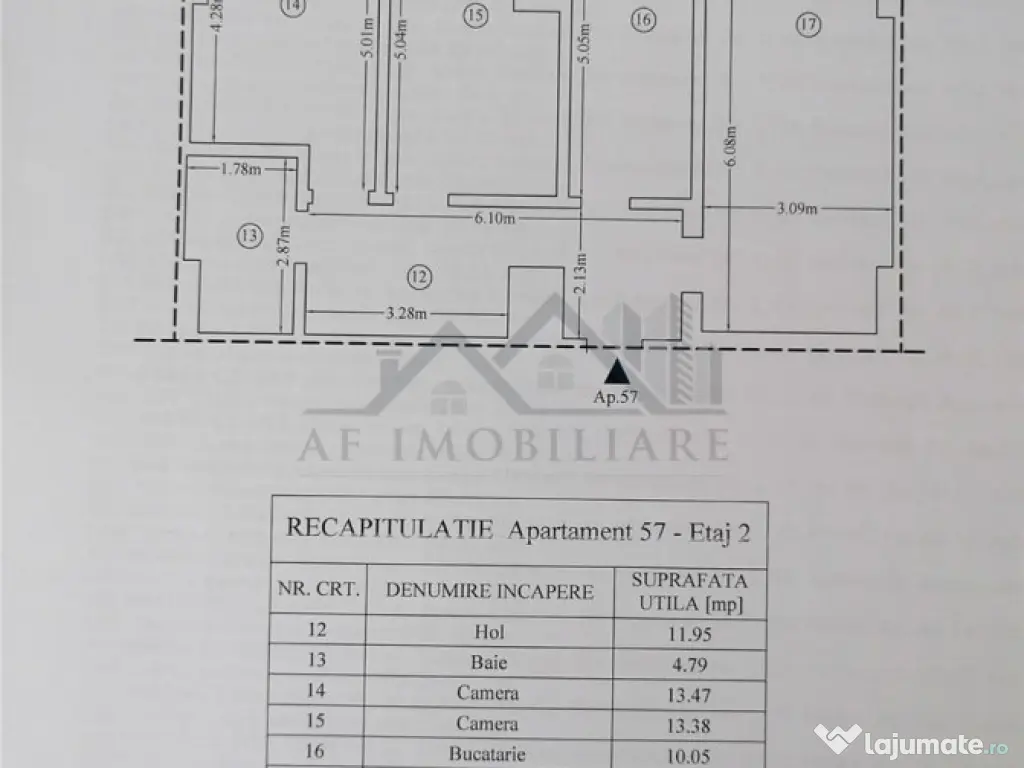 Apartament 3 camere zona CUG 
