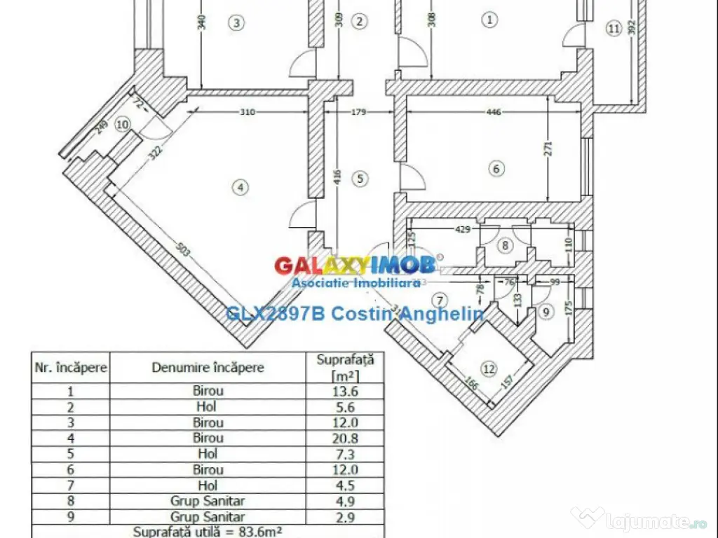 Spatiu Birou 4 Camere Gemenii Center - Natiunile Unite 