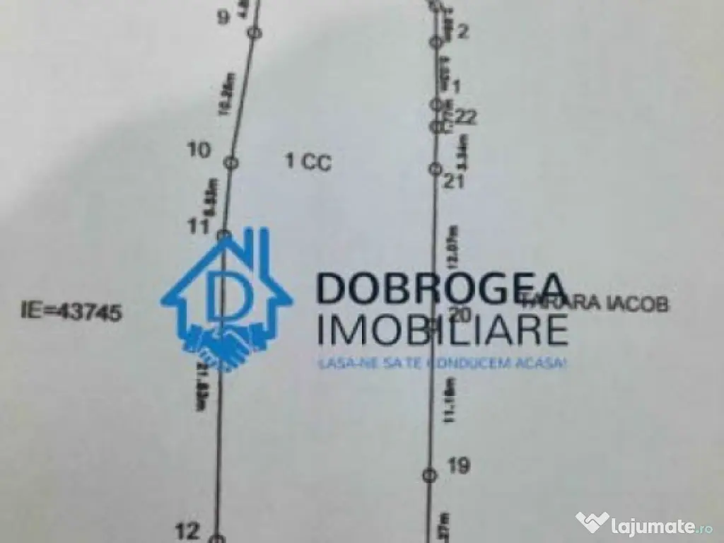 TEREN INTRAVILAN-ZONA PACII ,TEREN 1000 MP ,DESCHIDERE 15 ML