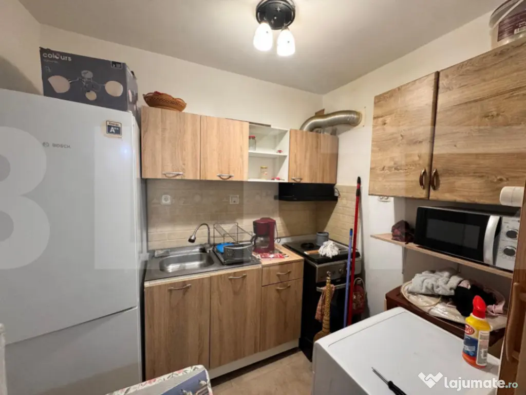 Garsonieră 21,25 mp – mobilată și utilată