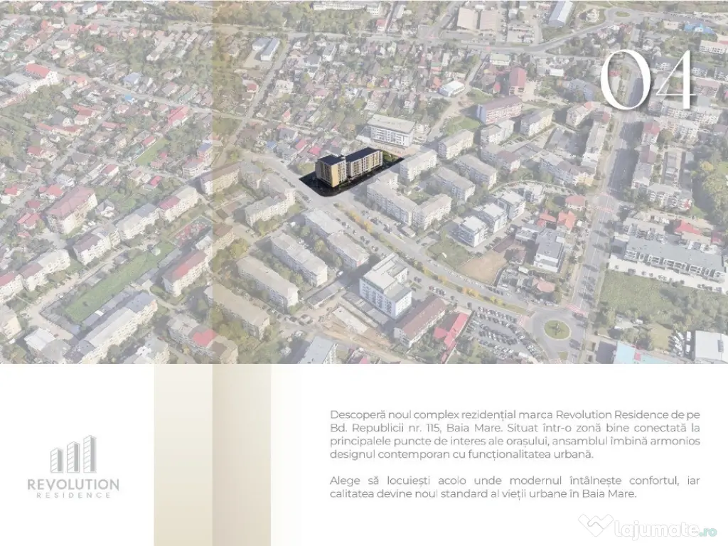 NEW! Apartamente 2 camere - Republicii 115, Baia Mare.