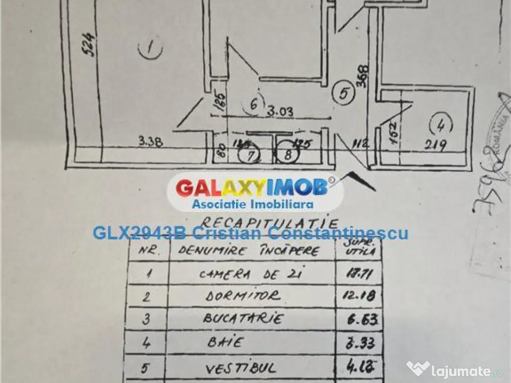 Apartament 2 camere, decomandat, 53 MP Berceni, Grand Arena, 