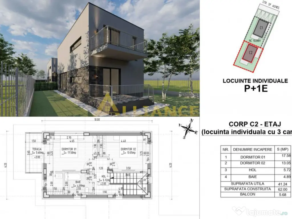 Casa Individuala P 1 - 1 km de Primaria Popesti Leordeni 