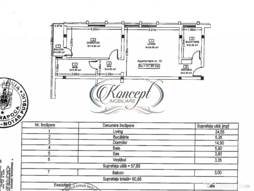 Apartament nou in Floresti, strada Eroilor, zona Spartan 