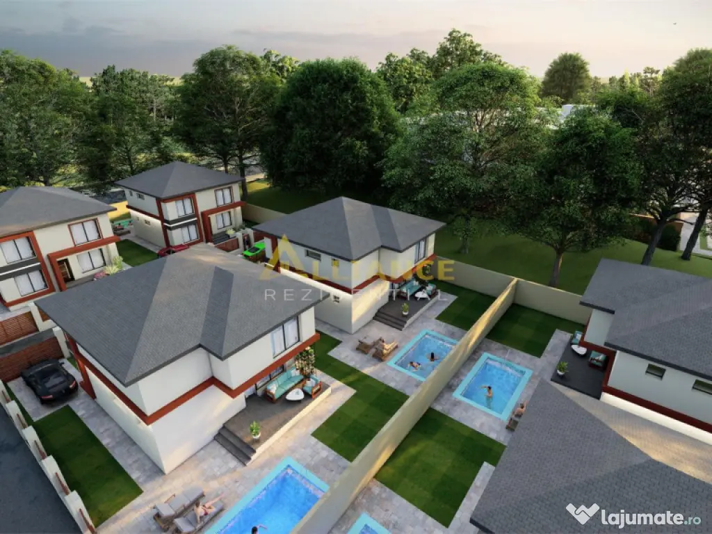 Casa,complex reziden#539;ial | 4 dormitoare | Teren 340 mp