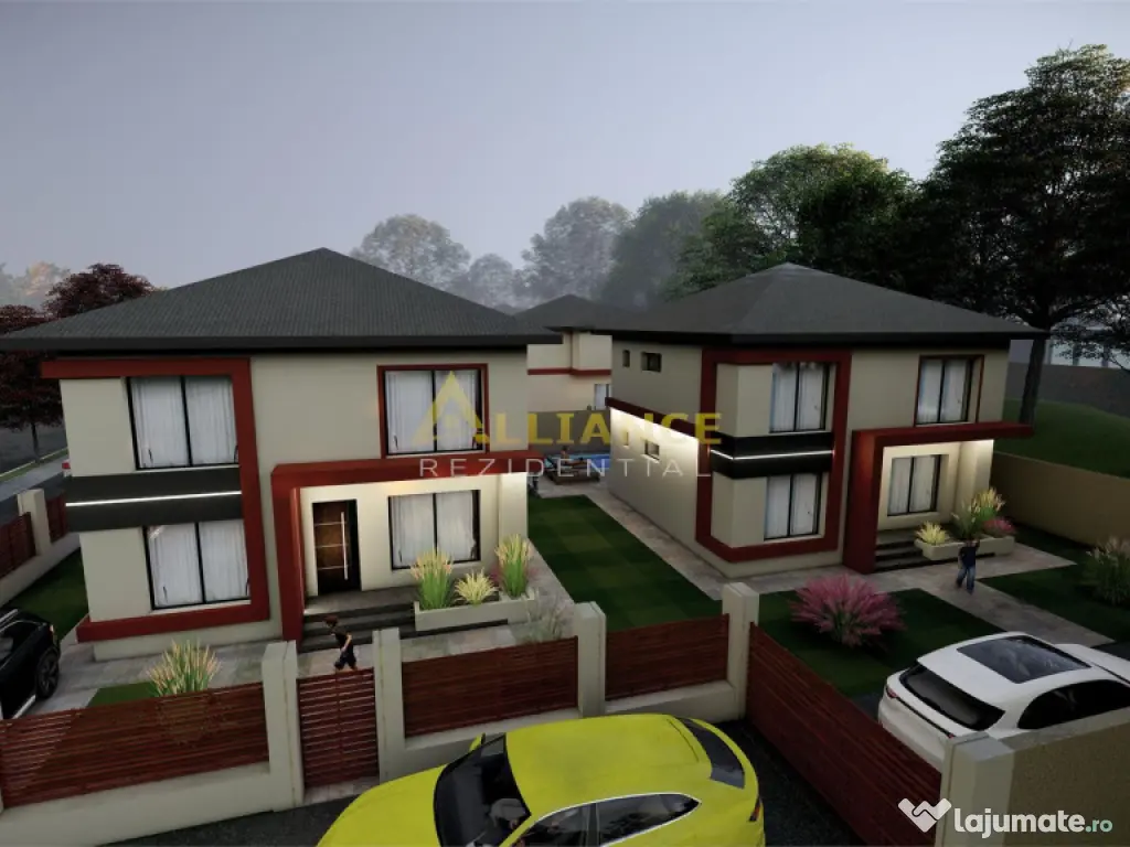 Casa,complex reziden#539;ial | 4 dormitoare | Teren 340 mp