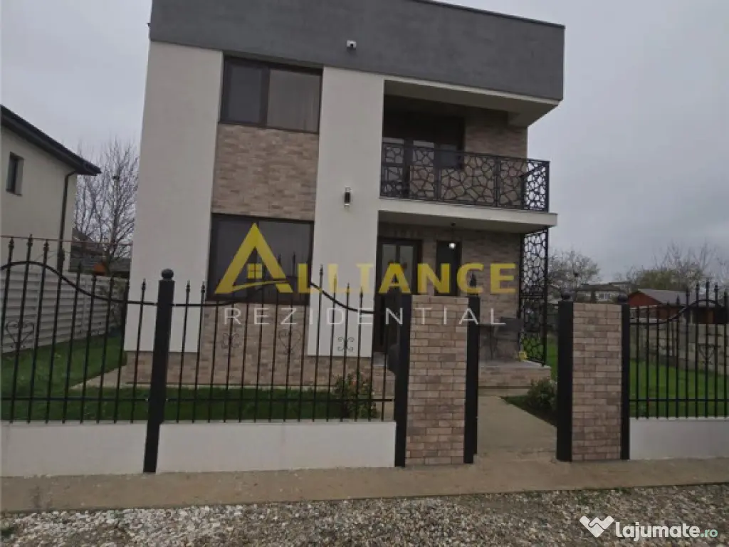 Vila mobilata si utilata- 4 camere - 2 bai - 350mp teren