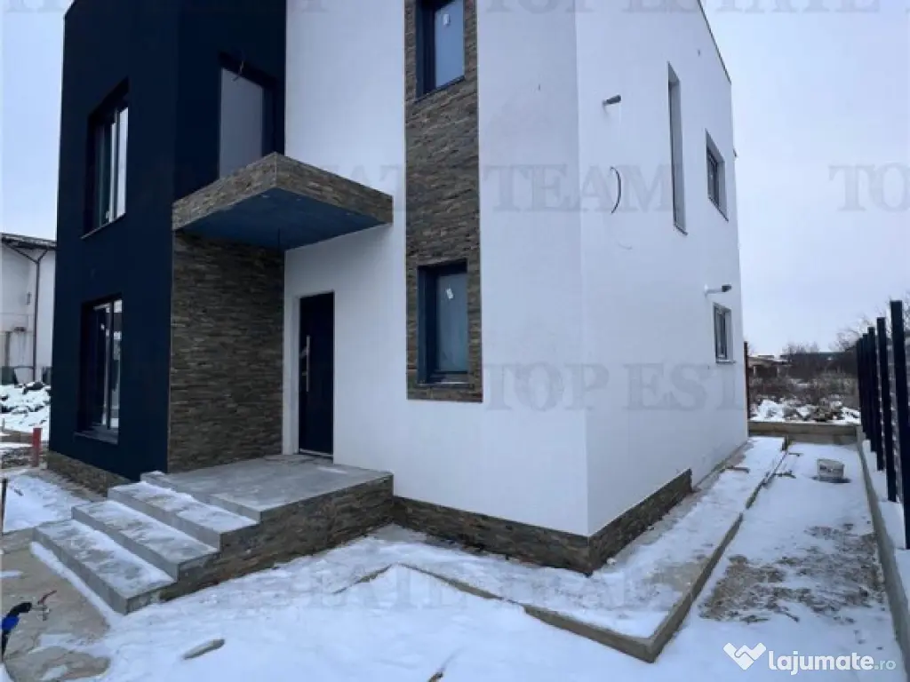 Vila individuala pe stil Mediteranean, cu 4 camere, 3 bai, 2