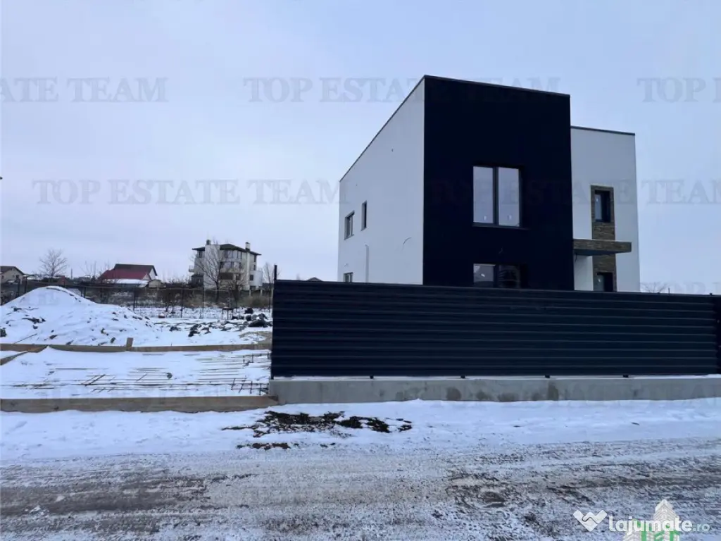 Vila individuala pe stil Mediteranean, cu 4 camere, 3 bai, 2