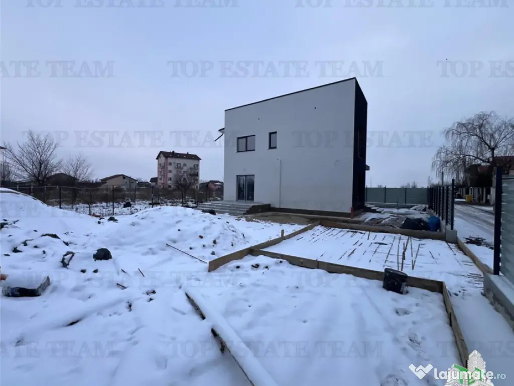 Vila individuala pe stil Mediteranean, cu 4 camere, 3 bai, 2