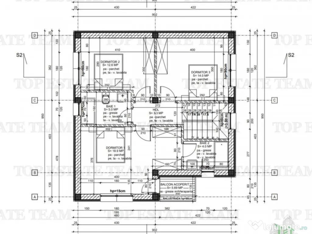 Vila individuala pe stil Mediteranean, cu 4 camere, 3 bai, 2