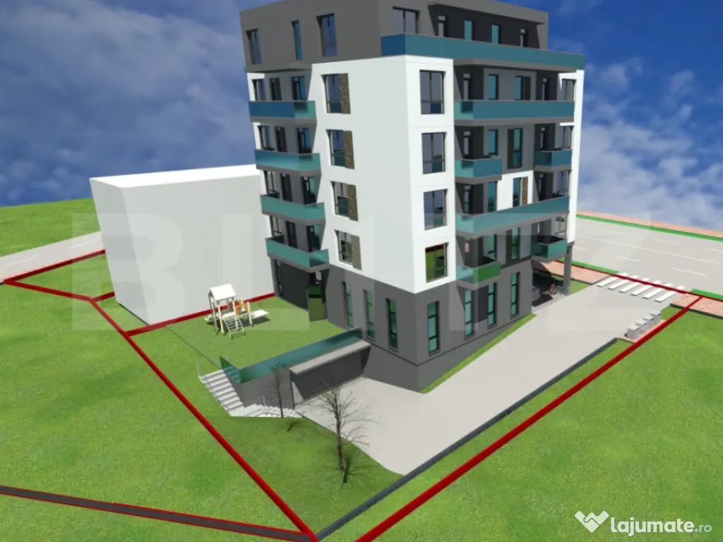 Apartament 2 camere, Decomandat, 60 mp, Imobil Nou, Zona Riv 