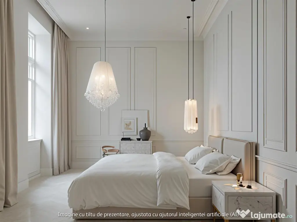 Studio cu gradina de in Nord/ Aproape de centura intr-un co