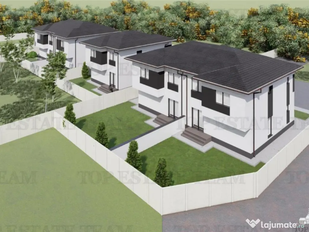 Casa cuplata premium 4 camere in Bragadiru-Cartierul Verde