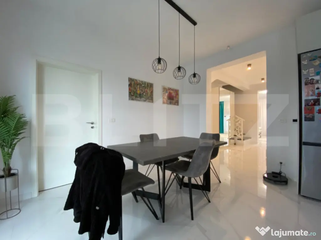 Duplex 4 camere 143 mp utili, teren 340 mp – Chisoda