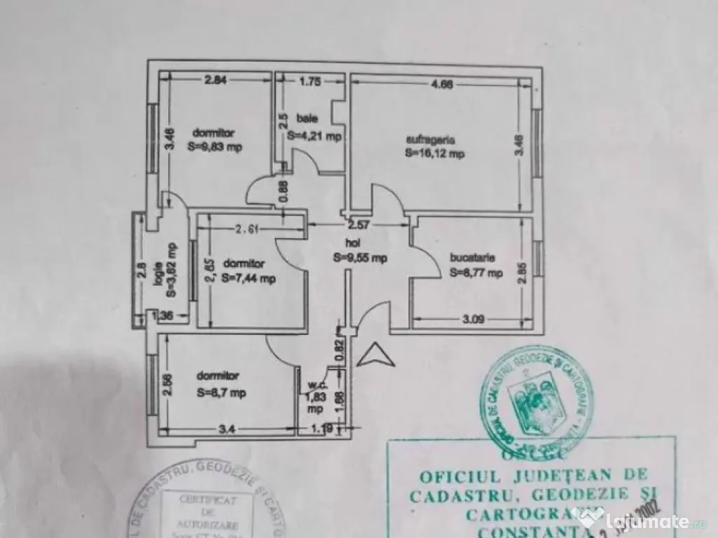 Inel 2 scoala 39-apartament 4 camere la cheie 