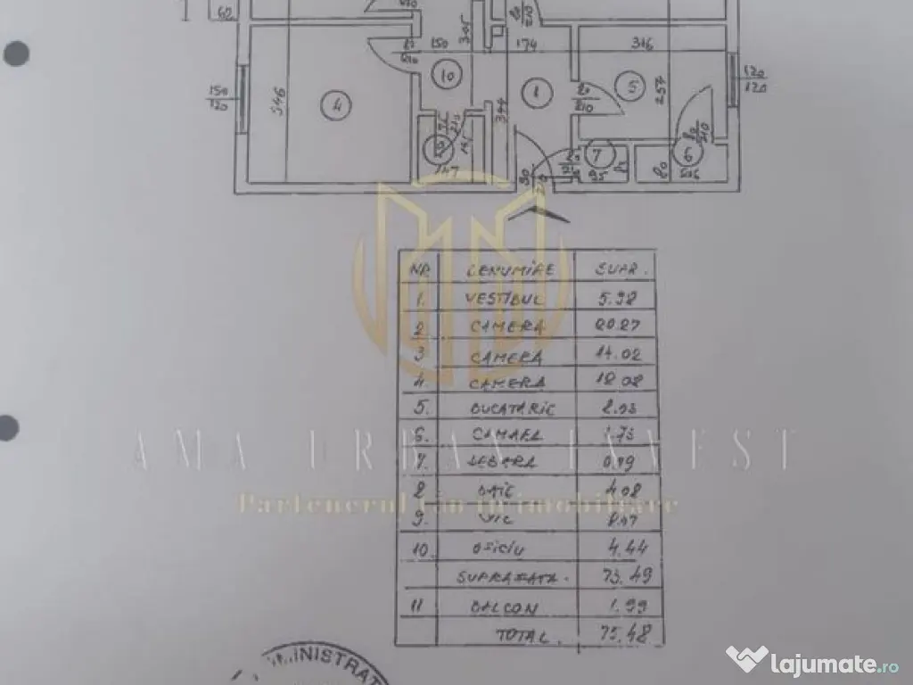 3 camere Stefan cel Mare, Maica domnului, Aleea Deleni 12... 