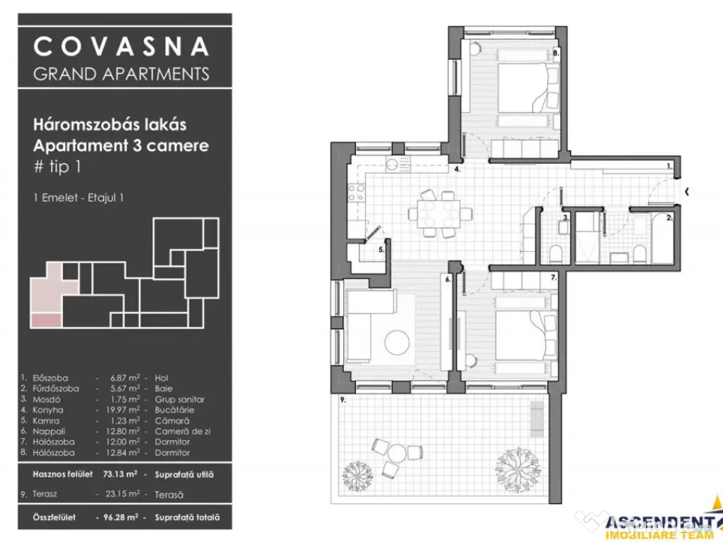 Edificiu cu proiect de apartamente aparthotel, Central, Cov 