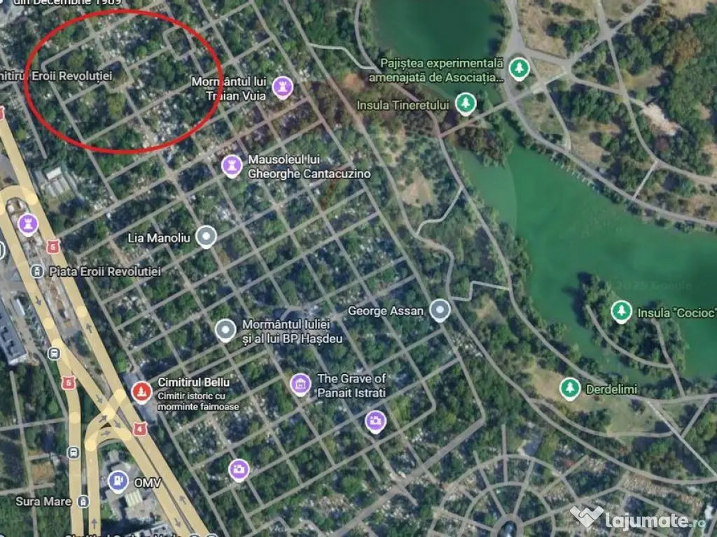 Loc de veci cu 6 locuri in cimitirul Bellu Aleea artistilor 