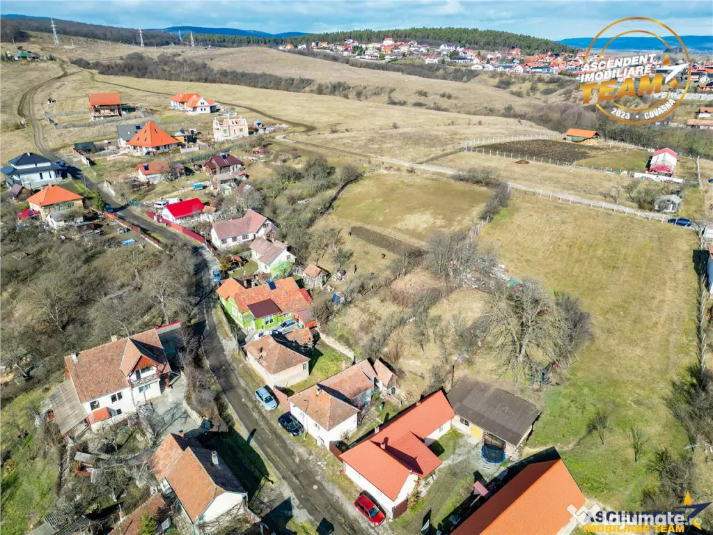 Teren intravilan 493 mp cu casa, Sfantu Gheorghe, Simeria,Co 