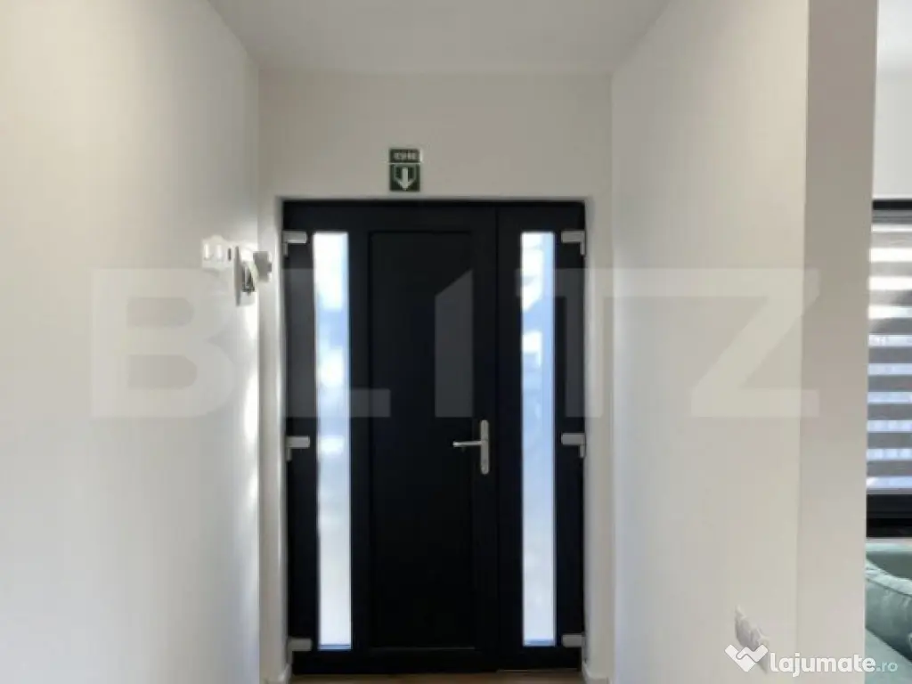 Apartament 2 camere, LUX, 60mp la casa, curte 40mp, langa Ae