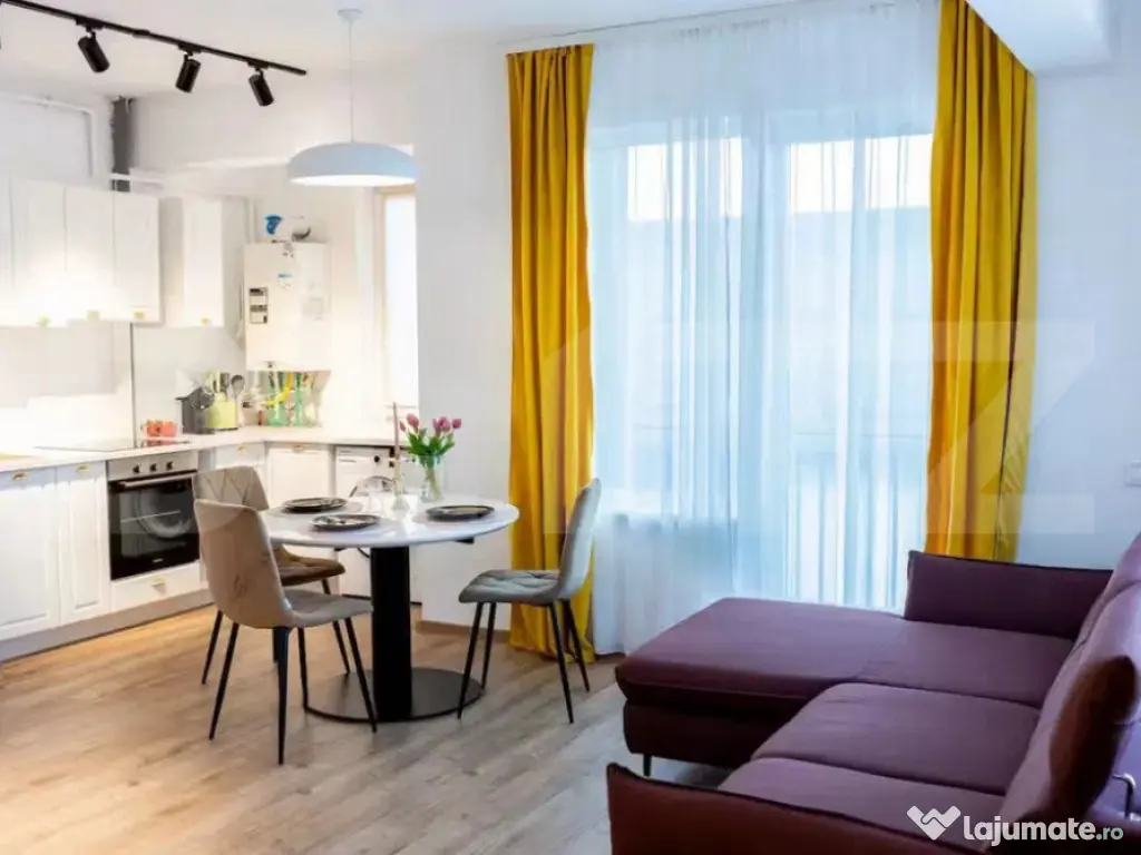 Apartament modern mobilat cu 3 camere zona Teilor 67mp