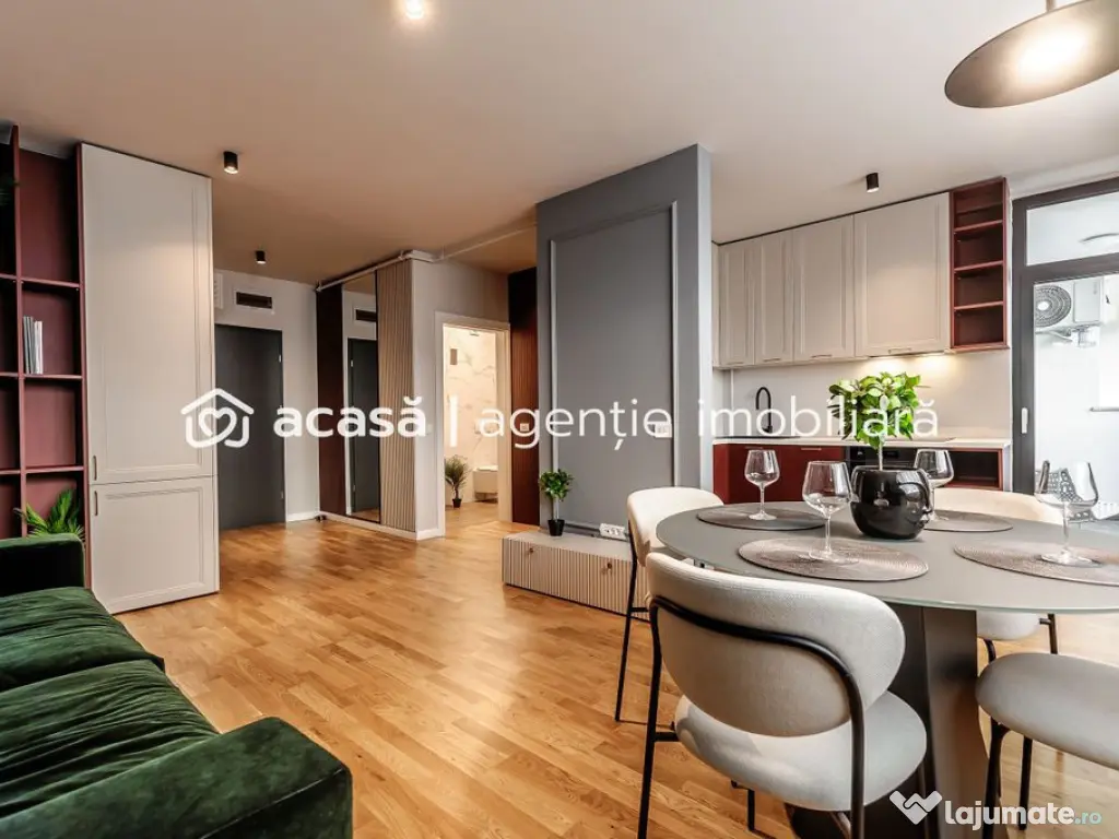 XCity Towers: 3 camere modern, etaj 2, living generos