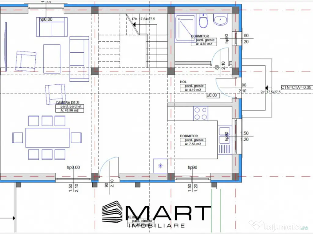 Casa individuala 120mp teren 420mp Selimbar 