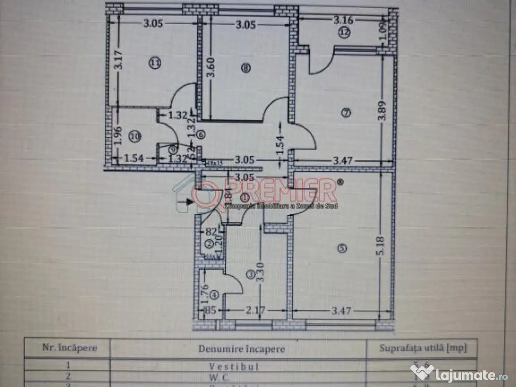 Brancoveanu - Nitu Vasile apartament 4 camere 