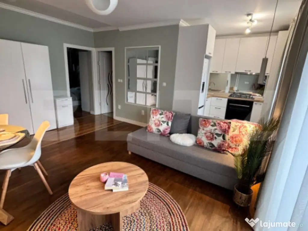 Apartament cu 2 cam, 42 mp, parter inalt, 2 balcoane, zona S