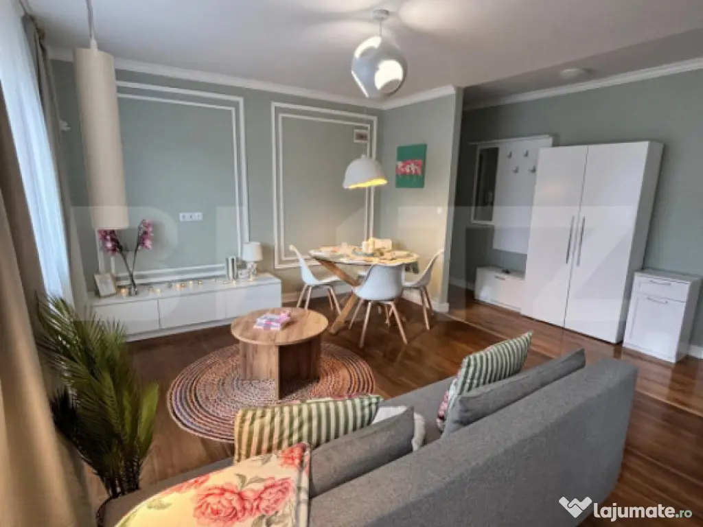 Apartament cu 2 cam, 42 mp, parter inalt, 2 balcoane, zona S