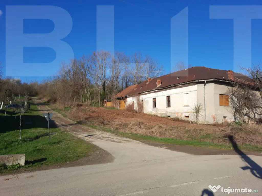 Casa de vanzare, necesita revonare, 200 mp+10.000 mp teren -