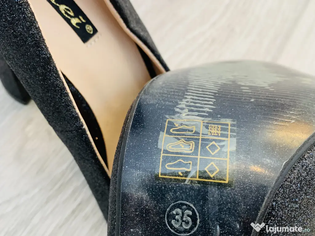 pantofi dama cu sclipici 