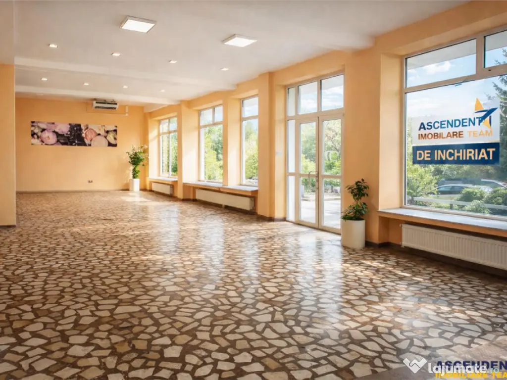 Spatiu comercial vitrinat,dublu acces,257 mp,expunere apreci 