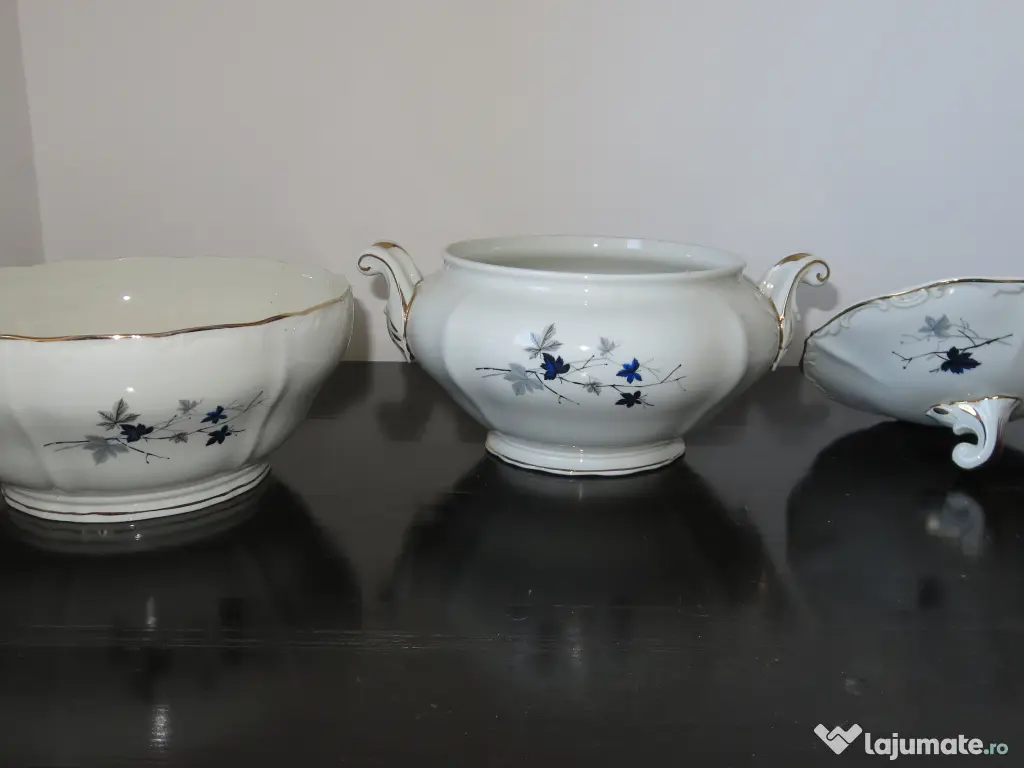 Set porțelan franțuzesc 12 persoane - SARREGUEMINES DIGOIN 