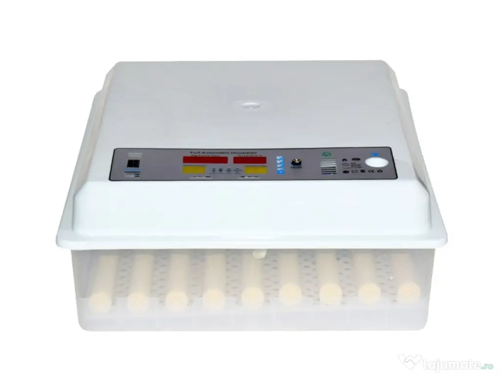 Incubator Clocitoare 64 Oua Gaina Rata Gasca Prepelite Pui Automat Ovoscop 