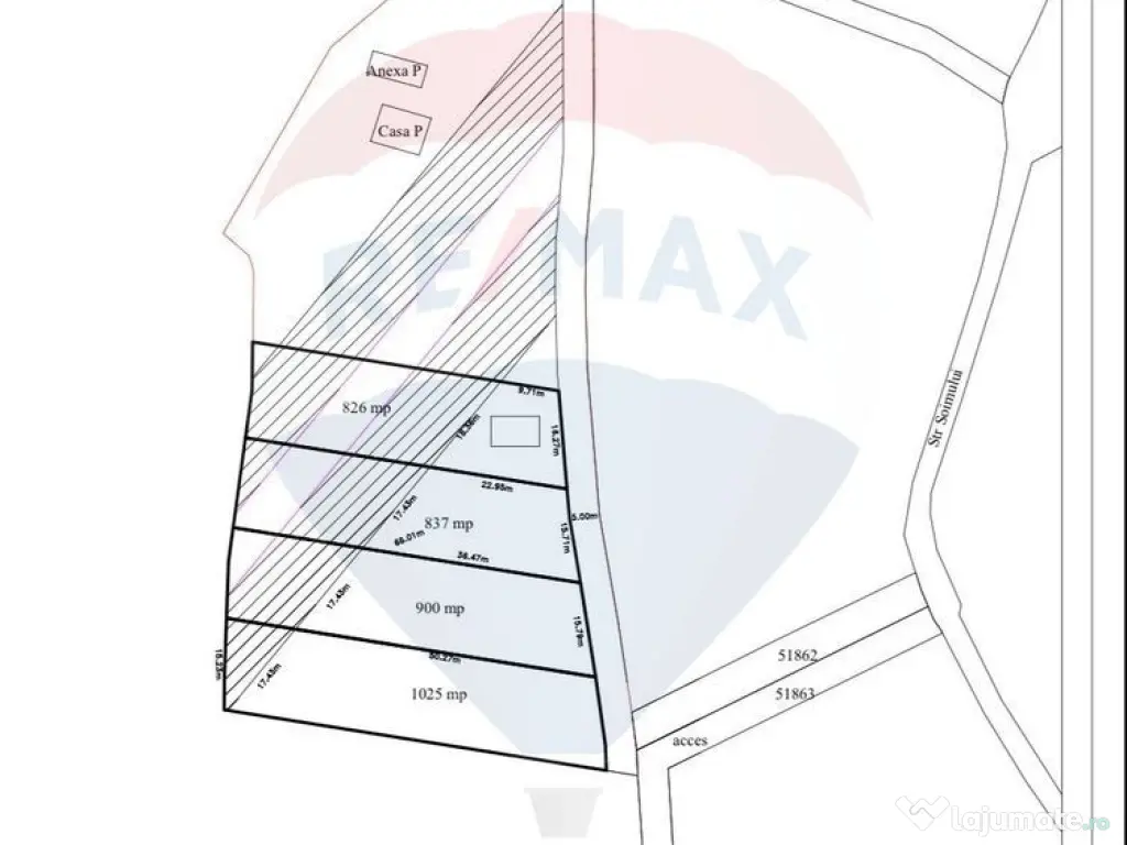 Teren 826mp in CAVNIC zona Pietrele Soimului cu o priveli...