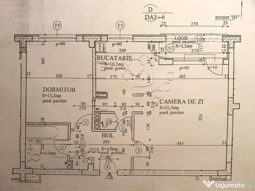Apartament 2 camere de vânzare – zona Păcurari, Școala 