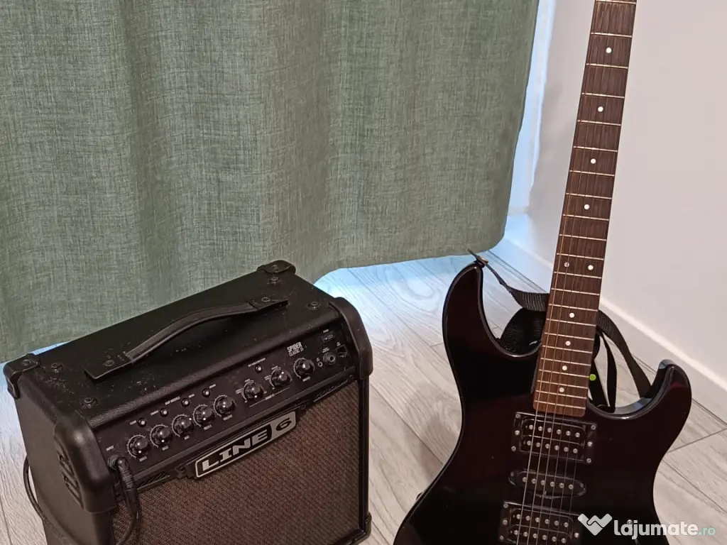 Set Chitară Electrică Yamaha ERG 121 + Amplificator Line 6 Spider Classic 15 