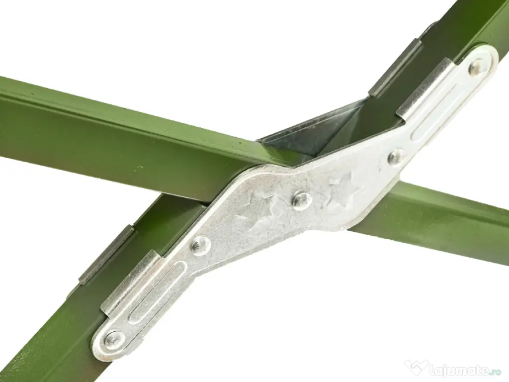 Pat Sezlong Pliabil Metalic 120kg Camping Cort Pescuit + Livrare GRATUITA !