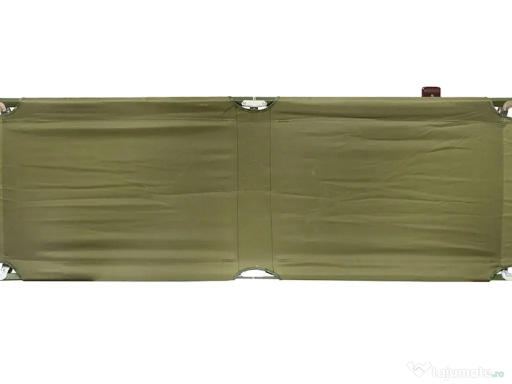 Pat Sezlong Pliabil Metalic 120kg Camping Cort Pescuit + Livrare GRATUITA !