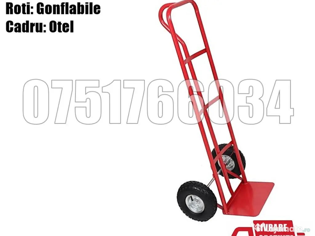 Liza Carucior Transport Cutii Colete Butelie 200kg LIVRARE GRATUITA