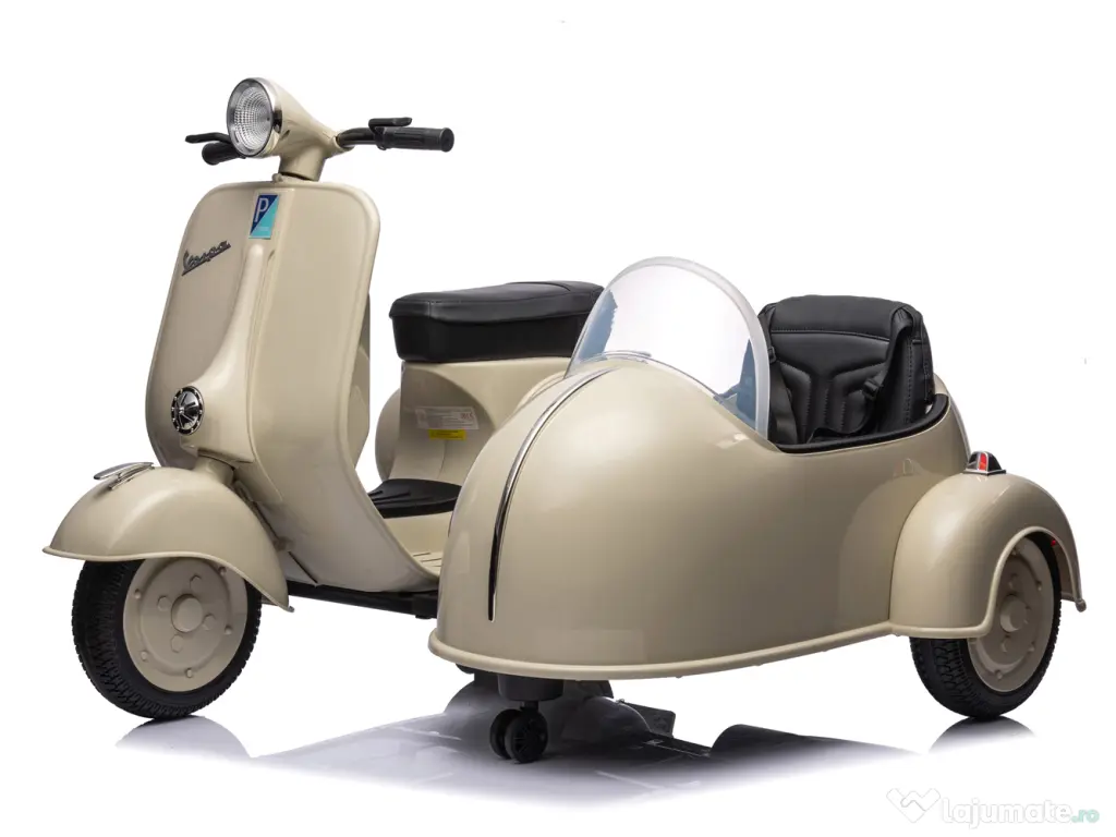 Scuter electric cu atasament Piaggio VESPA 150 VL1T 2x 55W 12V 10Ah Bej
