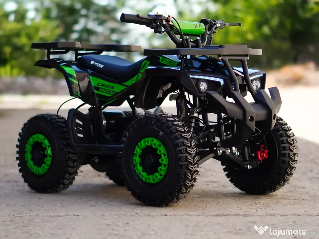 ATV electric NITRO Dusty VX Cross 1000W 36V Snowy tyres Green 