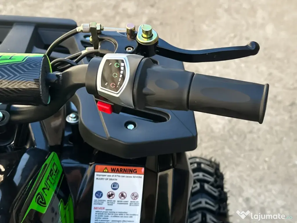 ATV electric NITRO Dusty VX Cross 1000W 36V Snowy tyres Green 