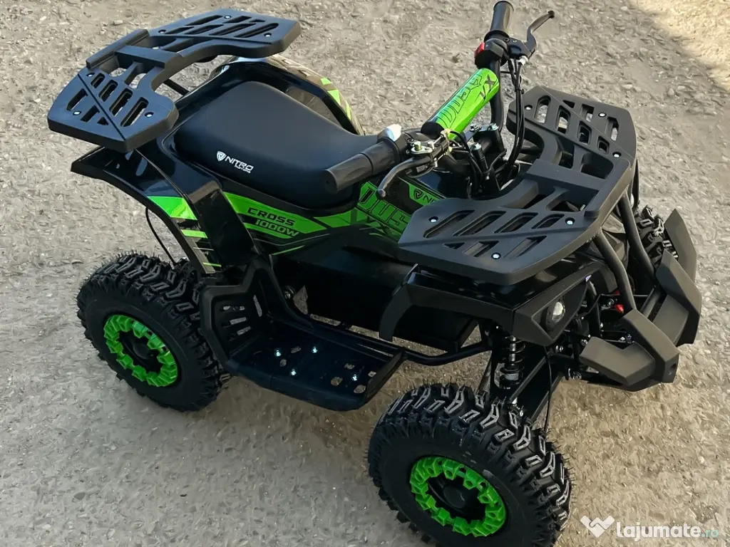 ATV electric NITRO Dusty VX Cross 1000W 36V Snowy tyres Green 