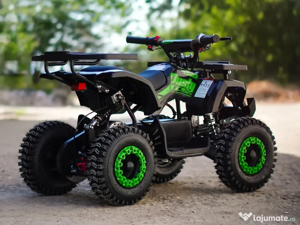 ATV electric NITRO Dusty VX Cross 1000W 36V Snowy tyres Green 