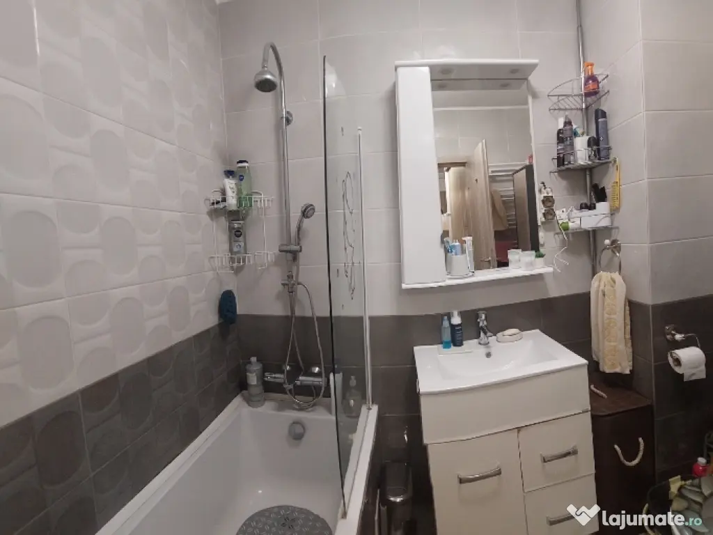 Apartament 2 camere Chiajna mobilat complet balcon inchis etaj 2